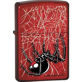 Widow Web Candy Apple Zippo by