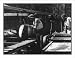 Historic Print (L): [Civilian Conservation Corps enrollees cutting timber into boards...