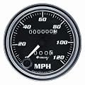 Equus 7072 Speedometer - Black Dial