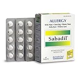Boiron Homeopathic Medicine Sabadil Tablets for Hay Fever and Allergies, 60-Count Boxes (Pack of 3)