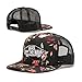 Vans Off The Wall Unisex Classic Patch Snapback Trucker Hat Cap - Death Bloom Floral