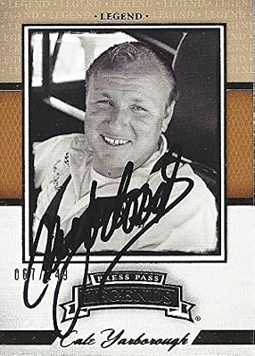 AUTOGRAPHED Cale Yarborough 2013 Press Pass LEGENDS (#11 Hall-of-Famer) Signed Collectible NASCAR Insert Trading Card with COA (#067/149)