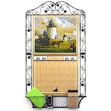 Wrought Iron Leaves Calendar Frame