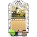 Wrought Iron Leaves Calendar Frame