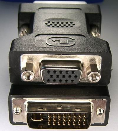 DVI-I 24+5 Dual Link zu VGA Adapter
