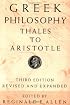 Greek Philosophy: Thales to Aristotle (Readings in the History of Philosophy)