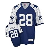 Youth Felix Jones #28 Dallas Cowboys Thanksgiving NFL Equipment Replica Jersey by Reebok (Navy-White(Size=LARGE)