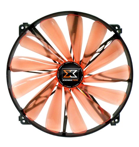 Xigmatek XLF-F2003 Orangeline LED L&uuml;fter 200mm Preisvergleich