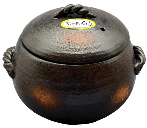 万古焼 「ダルマ型」 3合炊きご飯釜 43-09041