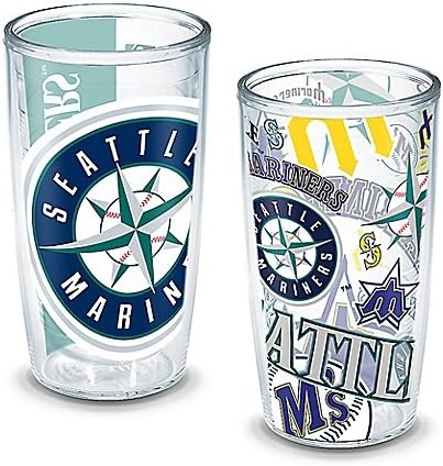 Tervis MLB Seattle Mariners All-Over Wrap 16 oz. Tumblers (Set of 2)