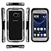 Galaxy S7 Waterproof Case, iThroughTM 20ft(6M) Underwater Swimming Diving Galaxy S7 Waterproof Case, Dust Proof, Snow Proof, Shockproof, Heavy Duty Full Sealed Protection Case for Galaxy S7 (Black)