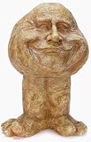 GSI Home Styles 37007 Papa John Muggly Planter with Stone Wash Finish, 18-Inches Tall (for 6-Inch Pot)