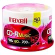 MAXELL 625156 - CDR80MU50PK Music CD-R (50-ct spindle)