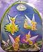 Disney Tinkerbell 4 Pc Die-Cut Rubber Magnet Set