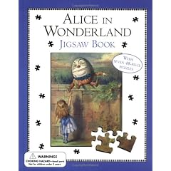 Alice in Wonderland Jigsaw Book with Puzzle