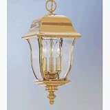 Designers Fountain 1554-PVD-PB Gladiator Lantern Polished Brass 10 w x 21 h