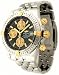 Breitling Windrider Chronomat Evolution 18kt Yellow Gold Steel Black Mens Watch A1335611-B7-357