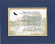 [Personalized Poem for Bereavement] Keeping You In Our Prayers Poem on 11 x 14 inches Double Beveled Matting