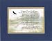 [Personalized Poem for Bereavement] Keeping You In Our Prayers Poem on 11 x 14 inches Double Beveled Matting