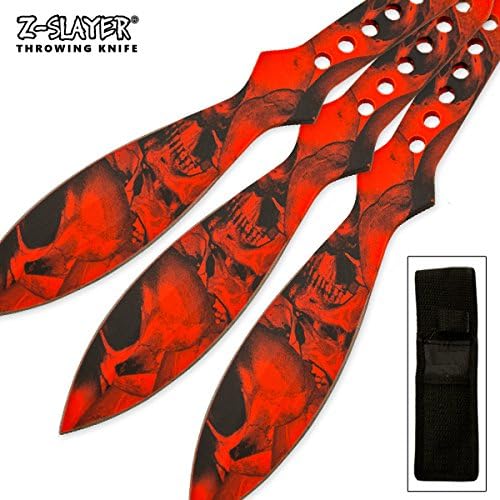 Orange Throwing Knife Set