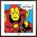 Iron Man - Framed Marvel Comic Poster / Art Print (Size: 16" x 16")