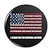 I Stand USA National Anthem Star-Spangled Banner American Flag Patriotic Pinback Button Pin Badge - 2.25