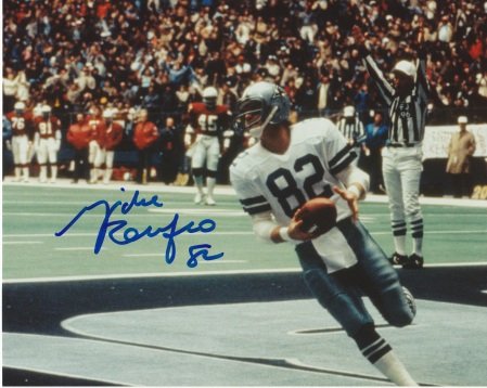 Mike Renfro Autographed Dallas Cowboys 8x10 Photo