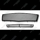 08-12 2011 2012 Cadillac CTS Black Stainless Steel Mesh Grille Grill Combo Inser