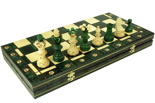 Green Ambassador Chess Wooden - Board 21x21