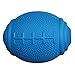PlayfulSpirit Tricky Treat Rugby Ball: Dog Treat Dispenser - Awesome Anxiety Reliever and Boredom Breaker, Fun Fetch and Basic Puppy Training Toy (Large, Blue)