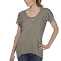 Mossimo&reg; Black: Short Sleeve Top - Cocoa Stripe