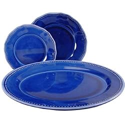 Le Cadeaux Triple Weight Melamine 9 Piece Dinnerware Set