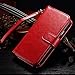 Note 3 Case, Galaxy Note 3 Case, Joopapa Note 3 Wallet Case,Pu Leather Case Magnet Wallet Credit Card Holder Flip Cover Case Built-in 9 Card Slots & Stand Case for Samsung Galaxy Note 3 N9000 (Red)