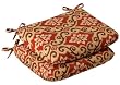 Pack of 2 Outdoor Patio Furniture Chair Seat Cushions - Vintage Tuscan
