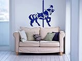 Beautiful Horse Children's Carousel Animal Housewares Wall Vinyl Decal Art Design Murals Interior Modern Decor Sticker SV3687