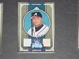 2005 Diamond Kings Materials Silver 19 Andruw Jones Atlanta Braves (Piece of Authentic Game Jersey / Bat - Serial #'d to 100 - Baseball Cards)