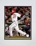 Austin Kearns 2008 Batting Action Double Matted 8O x 10O Photograph (Unframed)