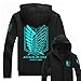 Angelaicos Unisex Cotton Blend Luminated Printing Long Sleeve Costume Coats (S, Luminated Printing)