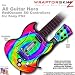 Rainbow Swirl Skin by WraptorSkinz TM fits All Sony PS2 Guitar Hero SG Guitar Controllers (GUITAR NOT INCLUDED)