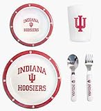 Indiana Hoosiers 5 Piece Children's Dinner Set by Duck House