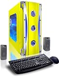 CybertronPC X-Cruiser V2 3600+, Yellow, AMD Athlon 64 X2 3600+ Dual Core (2.00GHz), 2GB DDR2 667MHz Memory, 160GB SATA2 HDD, 20X Dual Layer DVDRW, NVIDIA 7300GS 256MB Video Graphics Card, 400 Watt Power Supply, MS Windows Vista Home Basic, 1 Year Parts & Labor Warranty