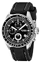 Decker Black Chronograph Watch