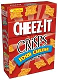 Keebler Cheez-it Crisps Four Cheese, 7.5-Ounce Boxes (Pack of 12)