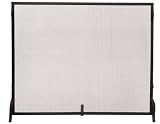 Review UniFlame  / Single Panel Black Wrought Iron Sparkguard - Medium