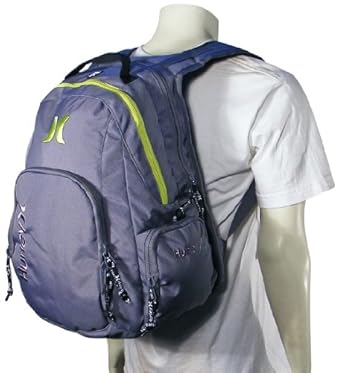 Hurley The One Laptop Backpack (Grey): Clothing