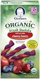 Gerber Organic Fruit Twists, Cherry Berry, 1.75-Ounce by Gerber Big Save