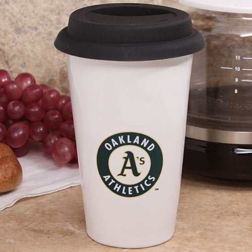 MLB Oakland Athletics Logo Travel Mug