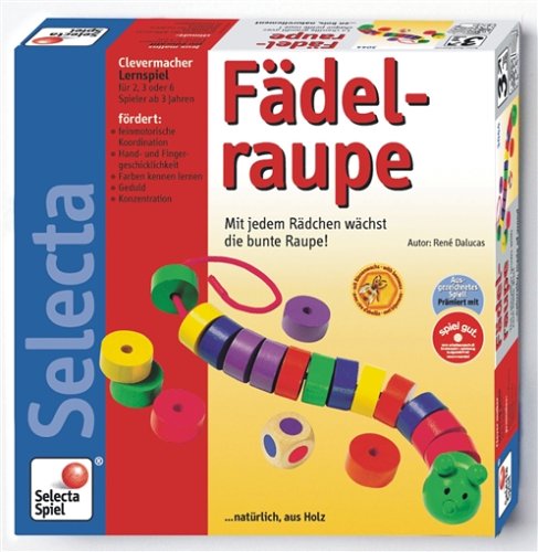 Childrens Toyshop  Spielwaren : Selecta 3044 - Fädelraupe