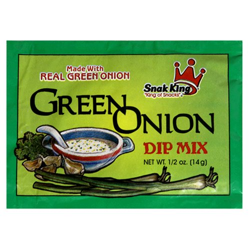 Snak King Dip Mix, Green Onion, 0.50-Ounces units (Pack of 24)