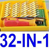 32-in-1 Screwdriver Repair Tool Set Kit...